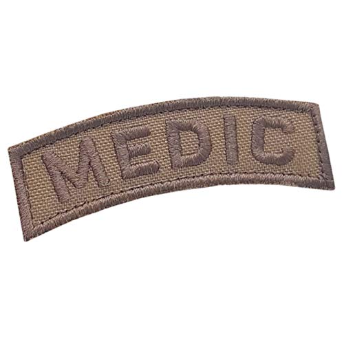 Medic Shoulder Tab EMS Patch (coyote brown,embroidered) von LEGEEON