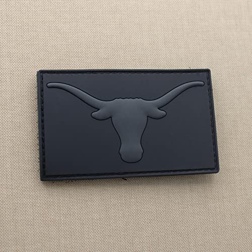 Texas Longhorn PVC TX Morale Tactical Rubber Patch von LEGEEON