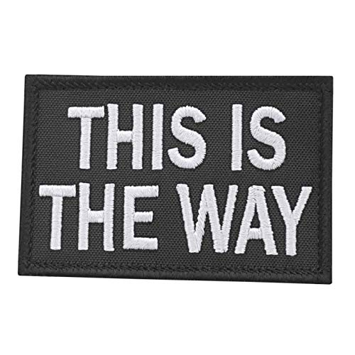 This Is The Way 2x3.25 Morale Tactical Military Touch Fastener Patch von LEGEEON