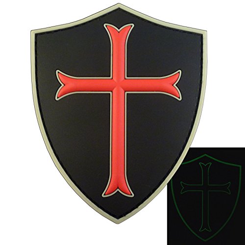 US Navy Seals DEVGRU Crusaders Templar Knight Cross Morale PVC 3D Touch Fastener Patch von LEGEEON