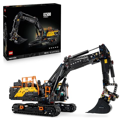 LEGO Technic Volvo EC500 Hybrid-Bagger - Spielzeug Automodell mit Motor für Erwachsene mit beweglichem Ausleger, Kettenantrieb sowie austauschbarem Hammer und Schaufel - Geschenkidee - 42215 LEGO Technic Volvo EC500 Hybrid-Bagger - Spielzeug Automodell mit Motor für Erwachsene mit beweglichem Ausleger, Kettenantrieb sowie austauschbarem Hammer und Schaufel - Geschenkidee - 42215 von LEGO