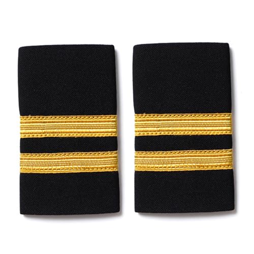 2Lots Uniform Schulterabzeichen Aviation Uniform Eklauett Flugbegleiter EKULET Für Persönlichkeits Patches von LEIDJGUN