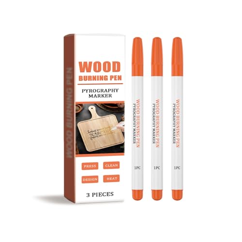 3 Stücke/Set Scorch Stift Holz Brennmarker Holzbrennstift Pyrographie Marker Holzverbrennungsmarker Pyography Werkzeug von LEIDJGUN