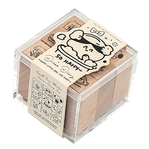 Cartoon Holzstempel Dekorativer Stempel Schöne Katzen Stempel Tierstempel Für Zeitschriften Grußkarten Scrapbooking von LEIDJGUN