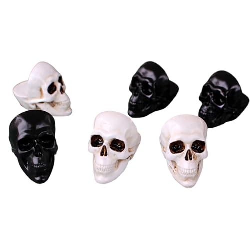 LEIDJGUN Einzigartiger Totenkopf-Pflanzentopfständer, Halloween-Totenkopf-Halter, Halloween-Dekoration, Totenkopf-Sukkulenten-Unterstützung von LEIDJGUN