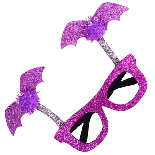 LEIDJGUN Lustige Halloween-Brille mit Fledermausflügeln für Kinder und Erwachsene, Festival-Thema, Cosplay-Brille, Party-Dekoration, Neuheit Brillen von LEIDJGUN