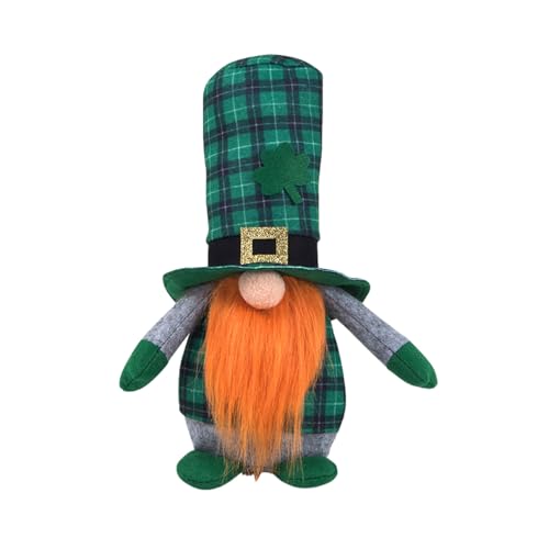 LEIDJGUN Patricks Day irische Küchendekoration, schwedische Tomtes-Figur, gestuftes Tablett, Sammlerstück, Spielzeug, Tischdekorationen von LEIDJGUN