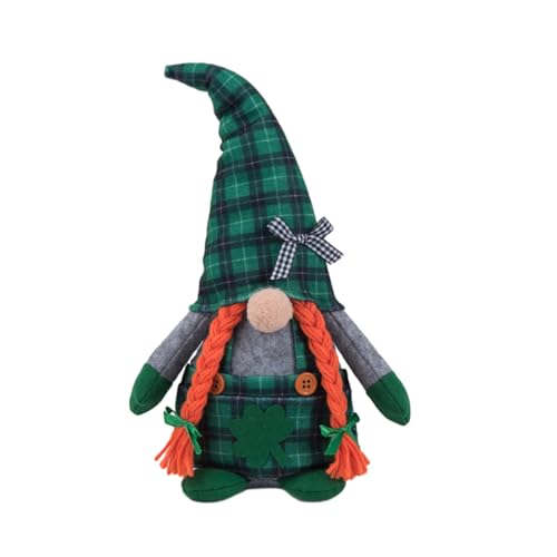 LEIDJGUN Patricks Day irische Küchendekoration, schwedische Tomtes-Figur, gestuftes Tablett, Sammlerstück, Spielzeug, Tischdekorationen von LEIDJGUN