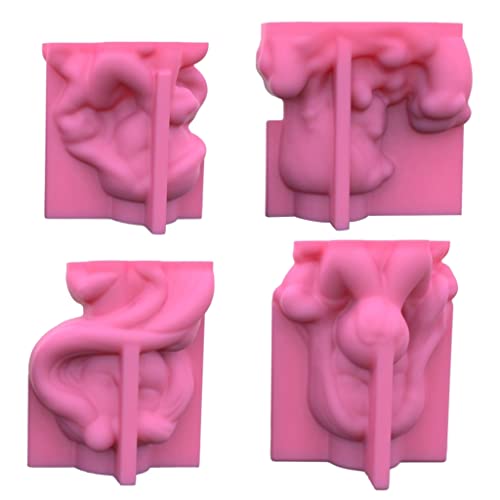 LEIDJGUN Silikonform für langhaarige Mädchen, Gipsblume, Epoxidharz, Gießform, Sukkulenten, Vasen, Zement, Stifthalter von LEIDJGUN