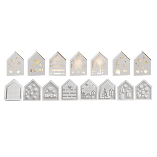 Set Von 8 Künstlerischen Dekoren Und Geschenken Schimmel Silicon House Ornament Schimmelpilze Für Handwerksliebhaber Und Heimkern von LEIDJGUN