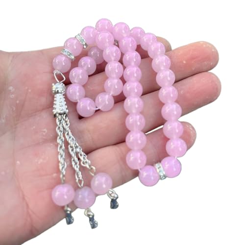 Tasbih Gebets-Rosenkranz-Perlen, modisch, dekorative Quasten, Religionsschmuck, Partyzubehör, 33 Stück von LEIDJGUN