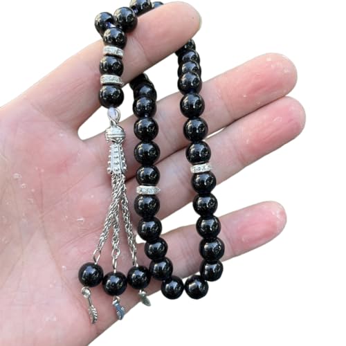 Tasbih Gebets-Rosenkranz-Perlen, modisch, dekorative Quasten, Religionsschmuck, Partyzubehör, 33 Stück von LEIDJGUN