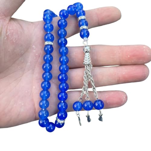 Tasbih Gebets-Rosenkranz-Perlen, modisch, dekorative Quasten, Religionsschmuck, Partyzubehör, 33 Stück von LEIDJGUN