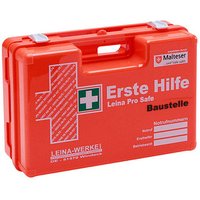 LEINA-WERKE Erste-Hilfe-Koffer Pro Safe Baustelle DIN 13157 + Erweiterung orange von LEINA-WERKE