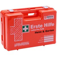 LEINA-WERKE Erste-Hilfe-Koffer Pro Safe Heim & Garten DIN 13157 + Erweiterung orange von LEINA-WERKE