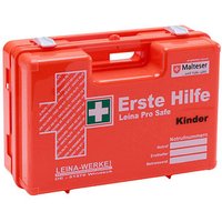 LEINA-WERKE Erste-Hilfe-Koffer Pro Safe Kinder DIN 13157 + Erweiterung orange von LEINA-WERKE