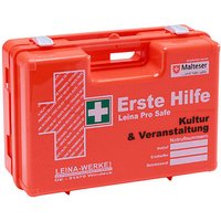 LEINA-WERKE Erste-Hilfe-Koffer Pro Safe Kultur & Veranstaltung DIN 13157 + Erweiterung orange von LEINA-WERKE