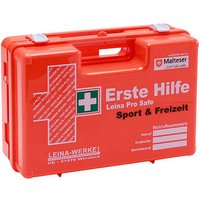 LEINA-WERKE Erste-Hilfe-Koffer Pro Safe Sport & Freizeit DIN 13157 + Erweiterung orange von LEINA-WERKE