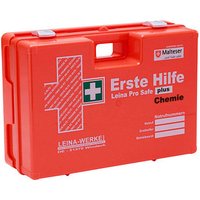 LEINA-WERKE Erste-Hilfe-Koffer Pro Safe plus Chemie DIN 13169 + Erweiterung orange von LEINA-WERKE