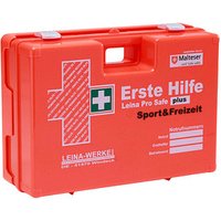 LEINA-WERKE Erste-Hilfe-Koffer Pro Safe plus Sport & Freizeit DIN 13169 + Erweiterung orange von LEINA-WERKE