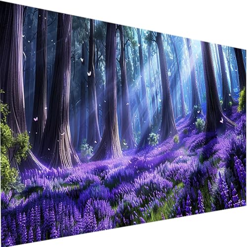 Malen Nach Zahlen Blumen DIY Malen Nach Zahlen Erwachsene Baum 60x120cm, Paint by Numbers für Anfänger mit Pinseln und Acrylfarbe Bastelset Erwachsene, Geschenk für Frauen Home Deko (mit Rahmen) 2-W von LEIRUIMO