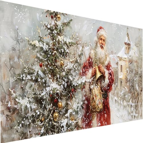 Malen Nach Zahlen Erwachsene mit Rahmen Winter, Malen Nach Zahlen Baum DIY Handgemalt Ölgemälde Leinwand Kit für Anfänger, Acrylfarbe Malen Nach Zahlen Kinder 40x80cm für Geschenke Home Wand Dekor 6-N von LEIRUIMO