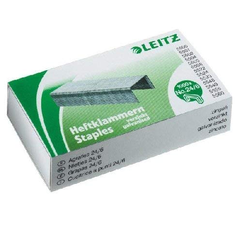 Heftklammern 24/6 verzinkt LEITZ 5570-00-00 1000St von LEITZ