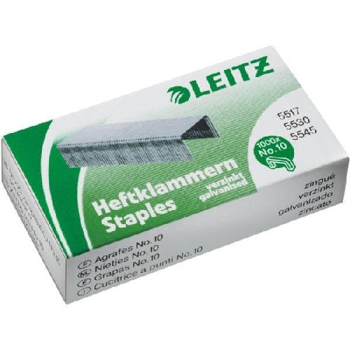 Heftklammern Nr.10 verzinkt LEITZ 5577-00-00 1000St von LEITZ