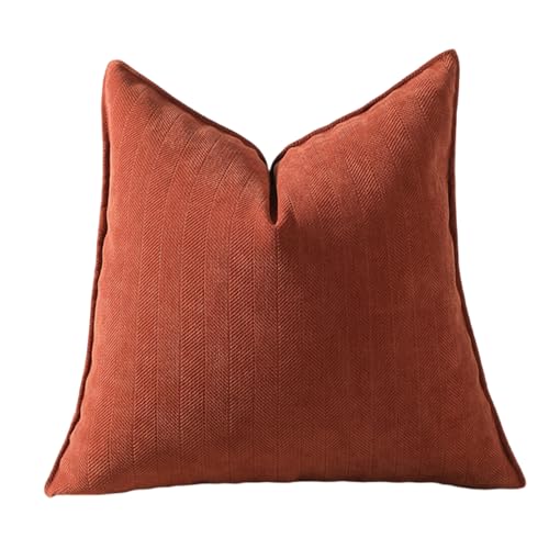 LEJIAJU Quadratischer Kissenhüllen Kissenbezug Einfarbig Plüschstoff 45 X 45 cm Für Couch Bett Sofa Wohnzimmer Dekoration von LEJIAJU