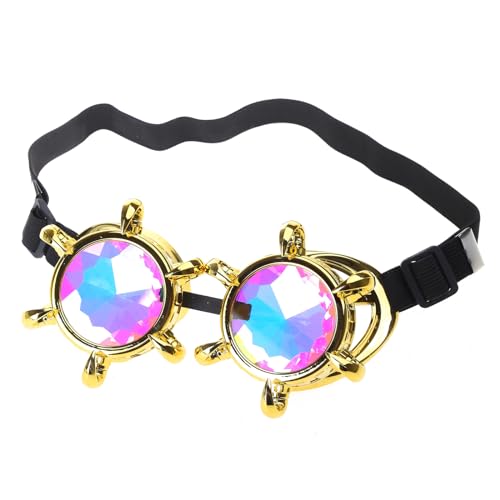 LEJIAJU Vintage-Brille, Brille für Cosplay-Kostüme, winddicht, für Herren und Damen von LEJIAJU