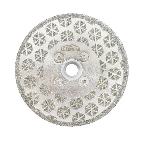 LEKOMESH Diamant Fliesen Trennscheiben 115MM - Diamant-Trennscheibe Sägeblatt für Granit,Marmor,Porzellan,Keramik,Kachel,Kunststein,M14 Gewinde von LEKOMESH