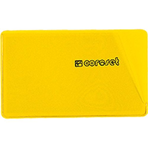 coroset® magnetische Etikettenhalter, gelb, 120x40mm, 100/VE von LEMAX