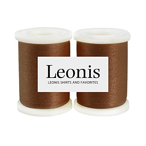 LEONIS Polyester-Allzweck-Nähgarn 110 Yards/100m 2pcs [ 78302 ] von LEONIS