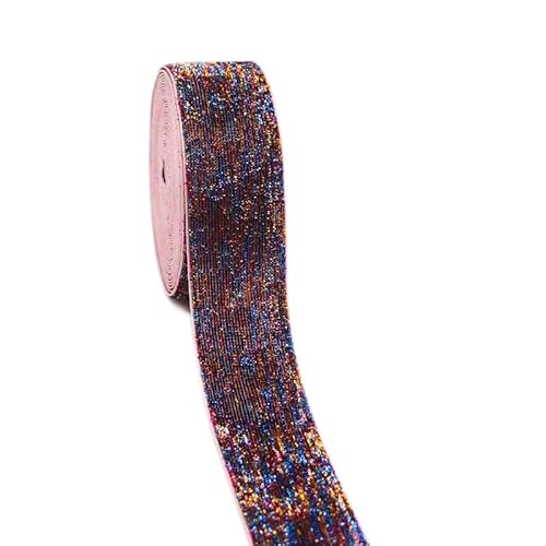 10 Yards 9–38 MM Glitzer-Samtband Hochzeitsfeier-Dekoration Handgemachtes Band zum Verpacken von Haarschleifen DIY Weihnachtsband-5–9 mm von LEPIZ