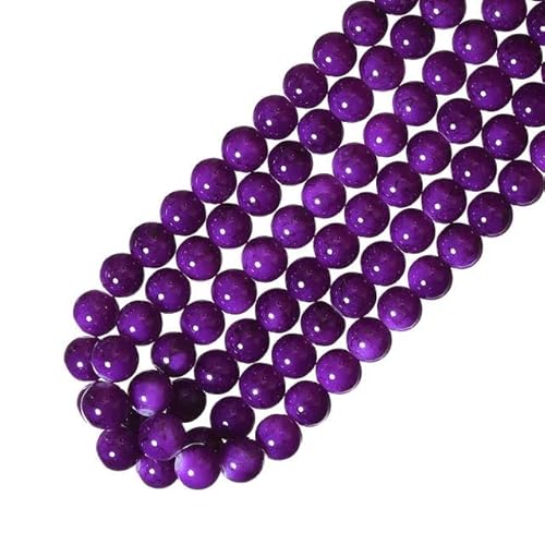 240 Stück 10 mm mehrfarbige Glasperlen mit Sprenkeln für die Herstellung von DIY-Armbändern und Armreifen. 111 verschiedene Farben zur Auswahl, 34–10 mm von LEPIZ