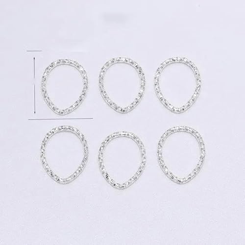 50–100 Stück/Los 8–20 mm runde Biegeringe, gedrehte offene Spaltringe, Biegeringe, Verbindungsstück für DIY-Schmuckherstellung, Zubehör, Silber-Wasser, 50 Stück, 1,8 x 18 mm von LEPIZ