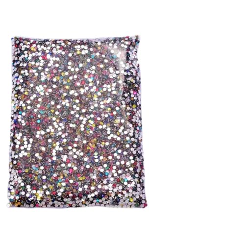 500 g 2–6 mm Kunstharz-Strasssteine ohne Hotfix, Großhandel, flache Rückseite, Kristalle, Nägel, DIY-Glitzer, Steinfarbe, 29–2 mm, SS6, 100.000 Stück von LEPIZ