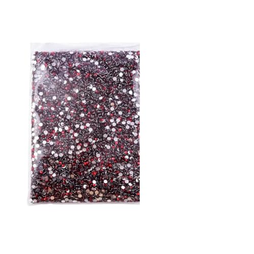 500 g 2–6 mm Kunstharz-Strasssteine ohne Hotfix, Großhandel, flache Rückseite, Kristalle, Nägel, DIY-Glitzer, Steinfarbe, 3–6 mm, SS30, 10.000 Stück von LEPIZ