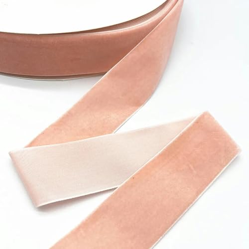 6 mm 10 mm 15 mm 20 mm 38 mm Samtband, handgefertigt, zum Verpacken von Haarschleifen, DIY-Partydekoration, Weihnachtsband, 22–38 mm (3 Yards) von LEPIZ