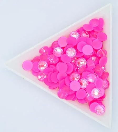 Fluoreszierende Glas-Nagelkunst, nicht Hotfix-Strasssteine SS4–30, Strass-Nagelkunst-Dekorationen, Strasssteine, leuchtender Kristall, AB-Rose AB-ss16, 1440 Stück von LEPIZ