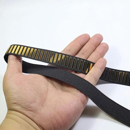 Pailletten Gummibänder für Kleidung 15-50MM Elastisches Band DIY Nähzubehör Gummiband Gummibänder für Passform-Antikes Messing von LEPIZ