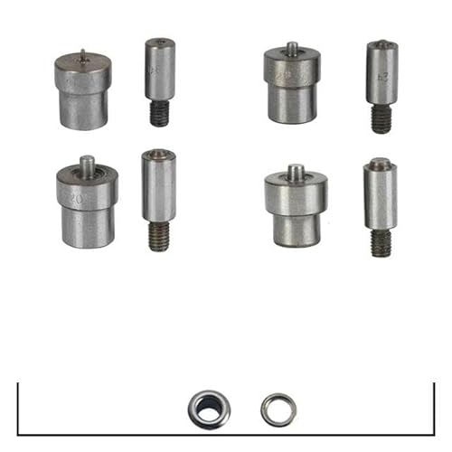 Manuelles Knopfinstallationswerkzeug, Stummstempeln, Knopf, Druckknöpfe, Ösen-Handpressmaschine, Heimwerkerwerkzeuge, Form-Ösenform-Set A-8p von LEQIJK