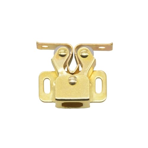 LEQUXXNR 2 STÜCKE Türstopper Näher Stopper Dämpfer Puffer Magnet Schrank Fänge for Kleiderschrank Hardware Möbelbeschläge(Golden Color) von LEQUXXNR