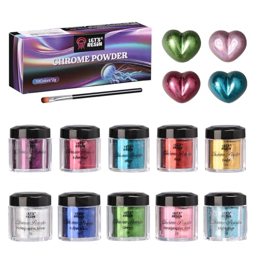 LET'S RESIN 10 Colors Chrome Powder von LET'S RESIN