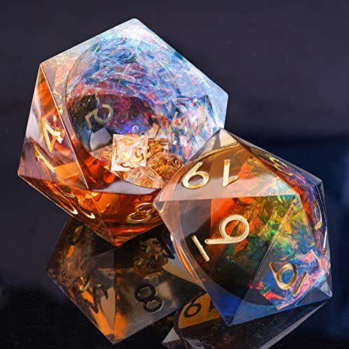 LET'S RESIN D20 Würfelbox, Harzformen, Silikon, Jumbo-D20-Würfel, Silikonformen für Epoxidharz und Gießharz, Flüssigkern-Würfelherstellung, bestes Geschenk für Würfelliebhaber von LET'S RESIN