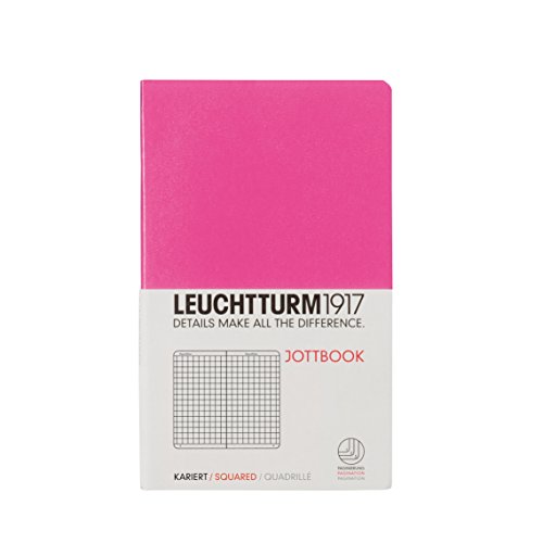 Leuchtturm1917 349326 Jottbook, 60 Seiten, kariert, Pocket A6, neu rosa von LEUCHTTURM1917