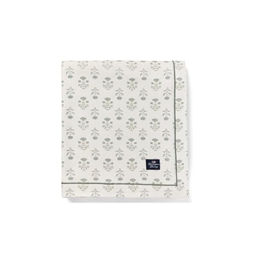 LEXINGTON Floral Printed Organic Cotton Tablecloth, 150x250 von LEXINGTON