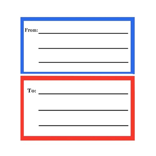 50/100/240 Blatt von Rücksendeadresse Versandetiketten Blanko Postversandetiketten für Paketversandkartons Umschläge von LEYILE