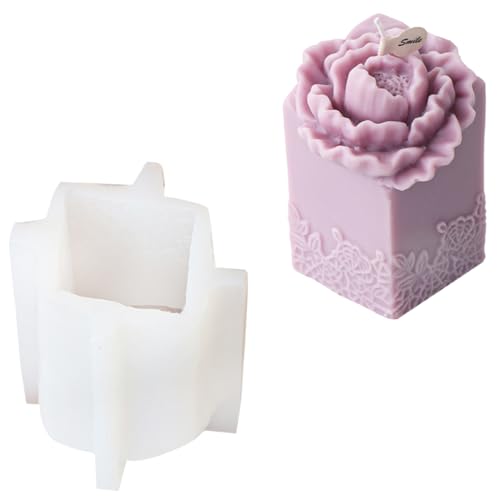 Geprägte Kerzen-Silikonform, Epoxidharz, Ornament-Form, handgefertigter Schmuck für Paare und Aromatherapie-Enthusiasten von LEYILE