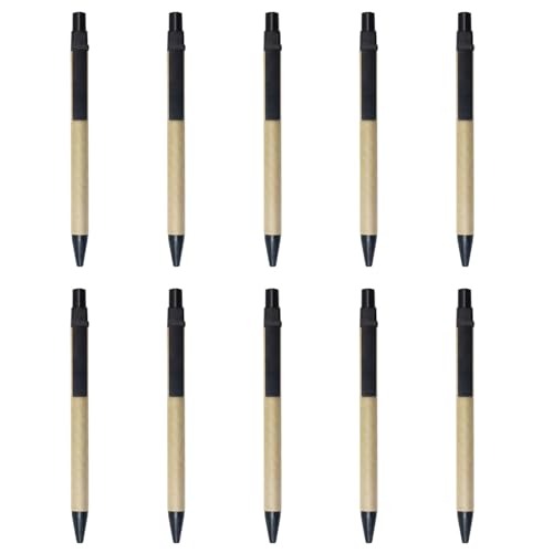 LEYILE 10 Stück Druckkugelschreiber, Kugelschreiber, Signierstift für Büro, Hotel, Empfang von LEYILE